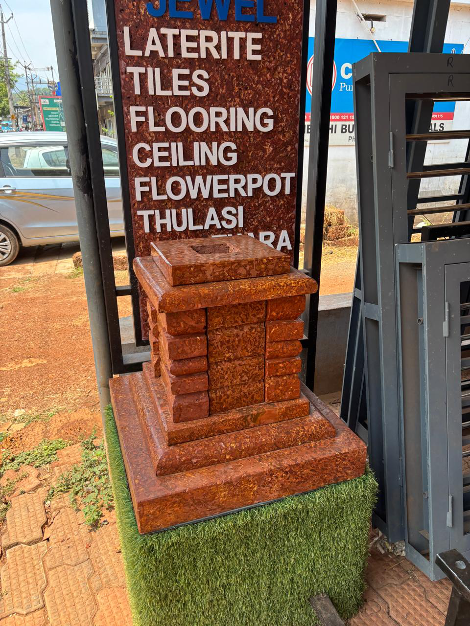 Elegant laterite stone finish